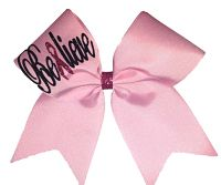 Believe Breast Cancer Awareness Cheer Bow