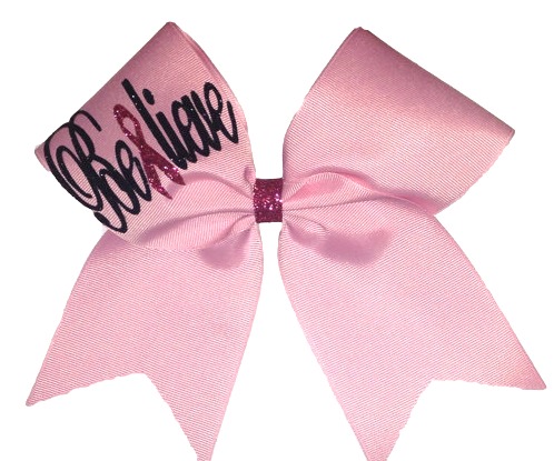 Breast Cancer Awareness Cheer Bow 