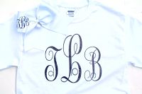 Big Monogrammed Personalized Initial Shirt
