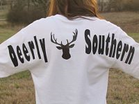 Deerly Southern Monogrammed Long Sleeve Shirt