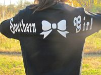 Southern Girl Long Sleeved Monogrammed Shirt
